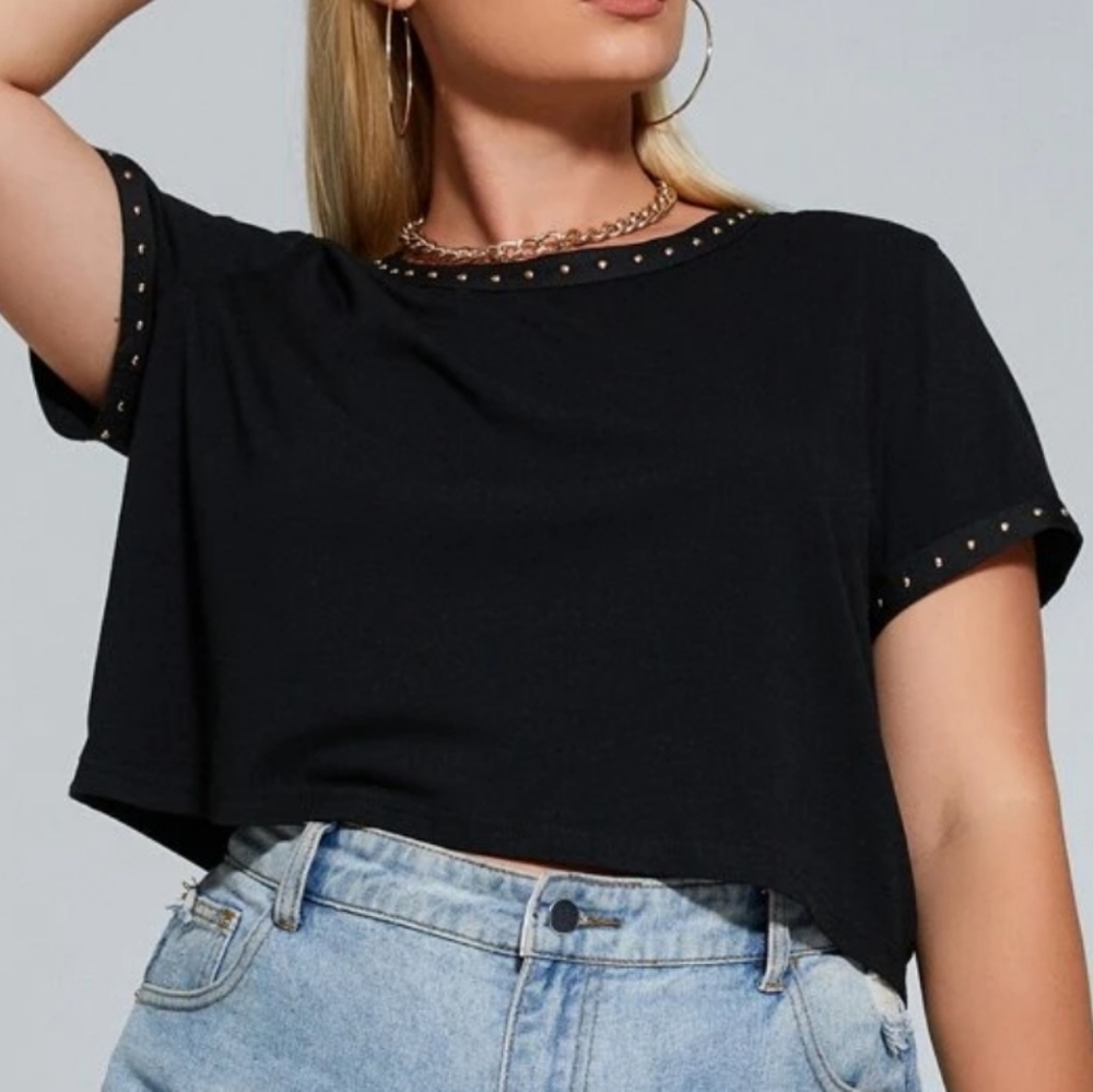 Studded crop top